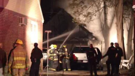 2 cars damaged in Aldan garage fire