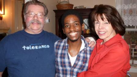 Terrance Calvert and his
Parents, George and Linda.