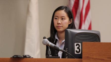Molly Wei testifies during the trial of Dharun Ravi at the Middlesex County Courthouse on Monday, Feb. 27, 2012 in New Brunswick, N.J. Ravi is accused of using a webcam to spy on his roommate, Tyler Clementi, intimate encounter with another man. Days later Clementi committed suicide. Ravi, 19, faces 15 criminal charges, including invasion of privacy and bias intimidation, a hate crime punishable by up to 10 years in state prison.