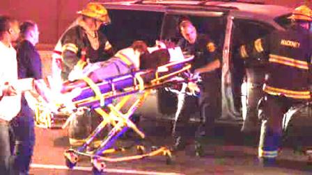 Firefighters had to pull two people from a couple of wrecks on the Roosevelt Expressway.