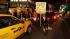 Demonstrators take to the streets during the...