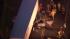 Officials say a car crashed into a...