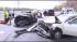 Nearly a half dozen vehicles were involved in a...