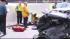 Nearly a half dozen vehicles were involved in a...