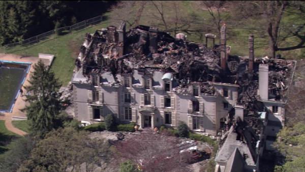 Fire at a Main Line mansion