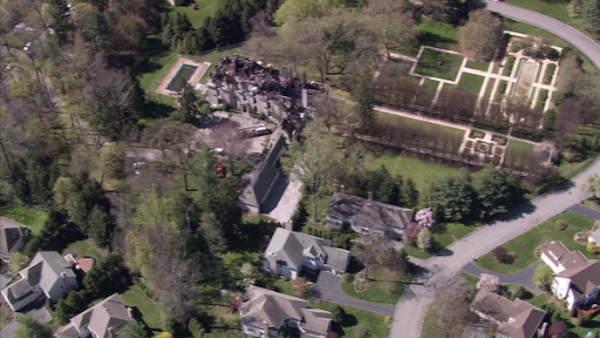 Fire at a Main Line mansion