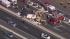 Chopper 6 over the scene of an accident...