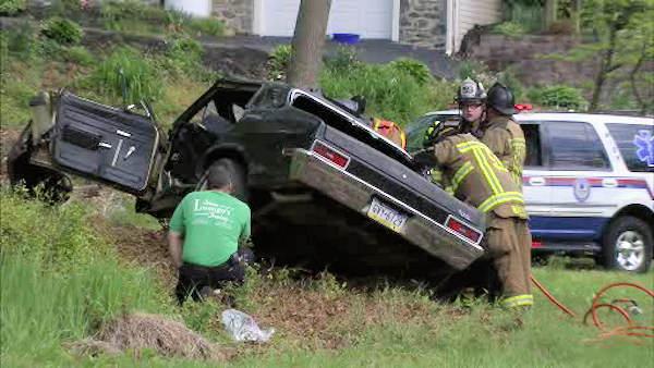 1 critical after car hits tree in Glen Mills