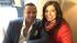 Alicia Vitarelli with Armand Assante during a...