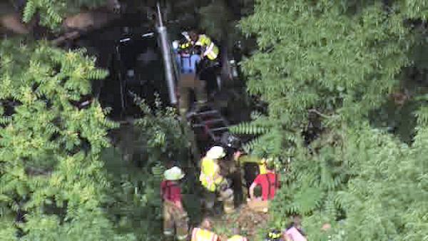 Dump truck crash, Garnet Valley, Pa.