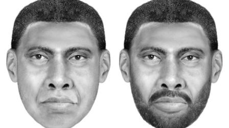 This undated handout artist rendering provided by the FBI shows an unknown suspect in the 2009 death of Virginia Tech student Morgan Harrington, who went missing after attending a Metallica concert at the University of Virginia in Charlottesville. The band Metallica is participating in a publicity campaign aimed at catching a man wanted in the death of a Virginia Tech student who disappeared after one of their concerts. (AP Photo/FBI)