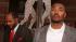 Rodney King, right, and his lawyer Wilton Grimes...