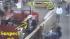 Three men were caught on camera while spending...