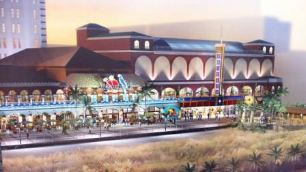 An artists rendering of the upcoming Margaritaville location in Atlantic City.