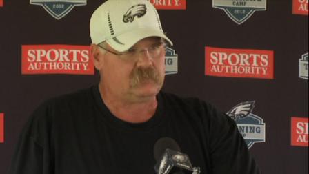 Eagles head coach Andy Reid