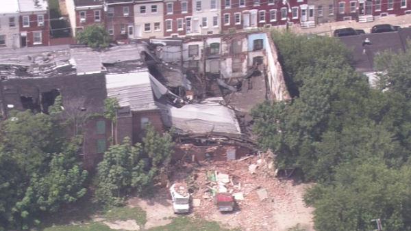3-story building collapses in Port Richmond