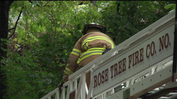 Water rescue in Media, Pa.