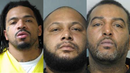 (Left to Right) Abdul T. White, 27, Dover, Del., Roger L. Jones, 36, Magnolia, Del., John B. Tribbett, 55, Felton, Del.
