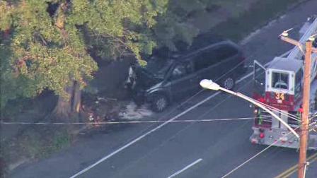 Woman, 3 kids injured in Welsh Rd crash in NE Phila