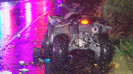 ATV operator seriously injured in Delaware