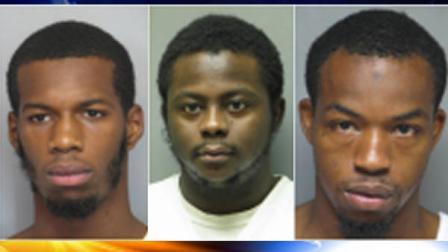 From left to right: Tyare Lee,18 Reuel Ray, 19 and Richard Ray, 24