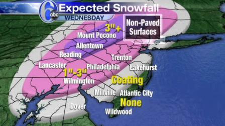 The latest track and images from AccuWeather concerning Wednesdays storm.