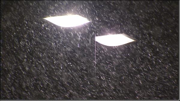 Snowy nor'easter hits the area