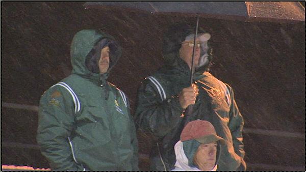 Snowy nor'easter hits the area