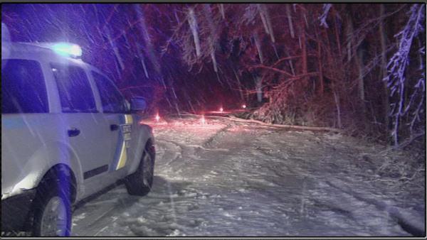 Snowy nor'easter hits the area