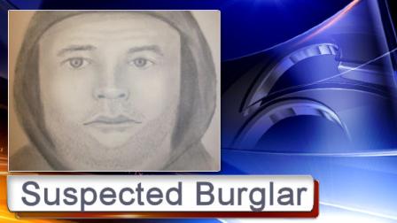 Police release sketch of suspected burglar