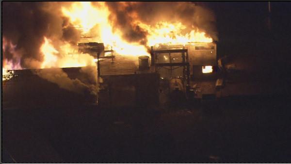 Fire at Bucks County industrial park