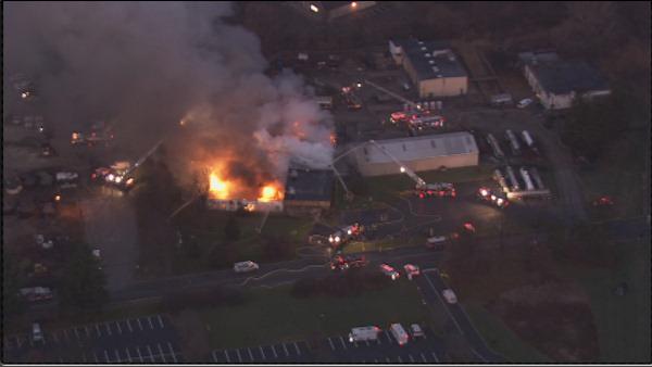 Fire at Bucks County industrial park