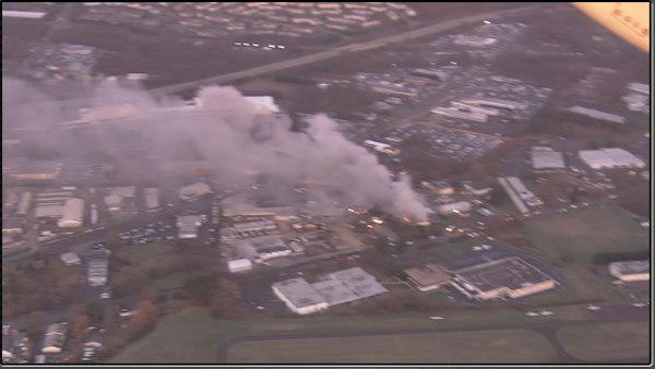 Fire at Bucks County industrial park