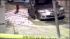 Crews on the scene of a water main break in...