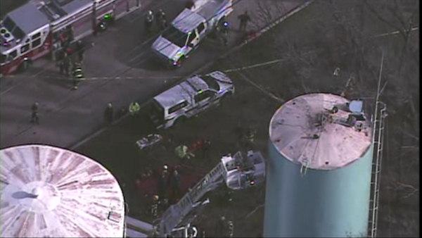 Workers fall into Montgomery County water tank