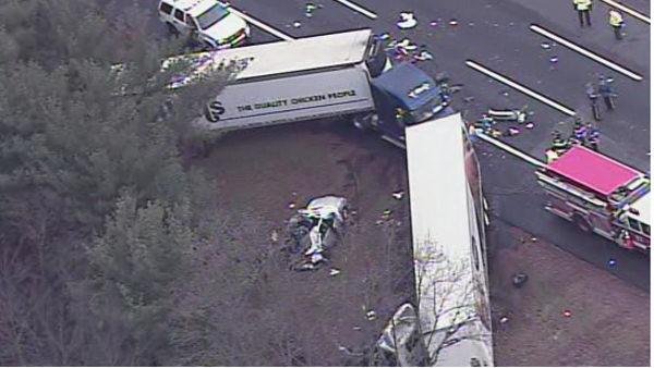 3 killed in NJ Turnpike crash in Burlington County