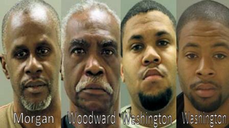 Jonathan Morgan, Glen Woodward, Marshall Washington, Marquis Washington