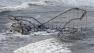 Sandy-damaged roller coaster in Seaside Heights, New Jersey