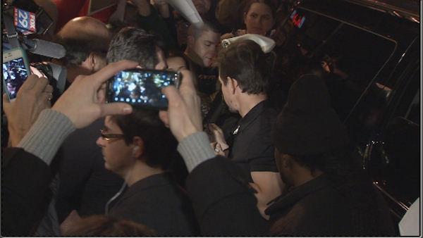 Mark Wahlberg attends Philly film screening