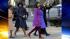 The Obamas going to church on Inauguration Day