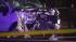 At least 14 people were hospitalized after a van...