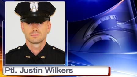 Pictured: Wilmington Police Patrolman Justin Wilkers, 34. Shot and wounded February 3, 2013.