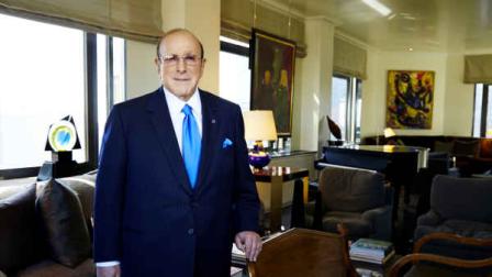 This Feb. 18, 2013 photo shows Sony Music Entertainments Chief Creative Officer of and famous hitmaker Clive Davis posing for a portrait in New York. Davis releases his memoir The Soundtrack of My Life, on Tuesday. (Photo by Dan Hallman/Invision/AP)