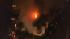 Chopper 6 over the scene of a house fire in...