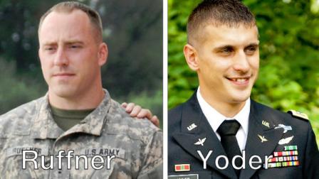 Chief Warrant Officer 3 Matthew Ruffner and Chief Warrant Officer 2 Jarett Yoder