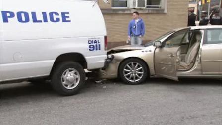 Police van involved in West Philadelphia crash