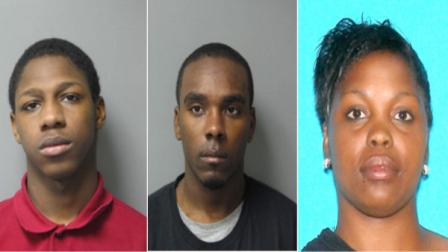 18-year-old Rakeem. R. Conquest, 23-year-old Derrick Sewell and 22-year-old Precious I. Tiggs