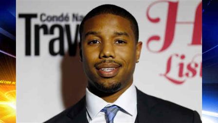Actor Michael B. Jordan poses at the Conde Nast Traveler Hot List Party at The Presidential Suite of Hotel Bel-Air Thursday, April 12, 2012, in Los Angeles. (AP Photo/Danny Moloshok)