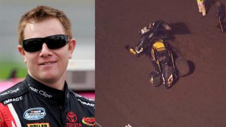 This Oct. 16, 2009, file photo, shows driver Jason Leffler at Lowes Motor Speedway in Concord, N.C. Leffler died after an accident Wednesday, June 12, 2013, at a dirt car event at Bridgeport Speedway.