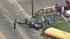 Crash involving school bus in Lindenwold, New Jersey